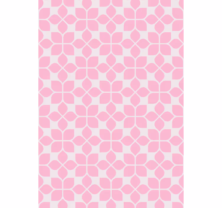 Outdoor blind with unique pink pattern design - TenStickers