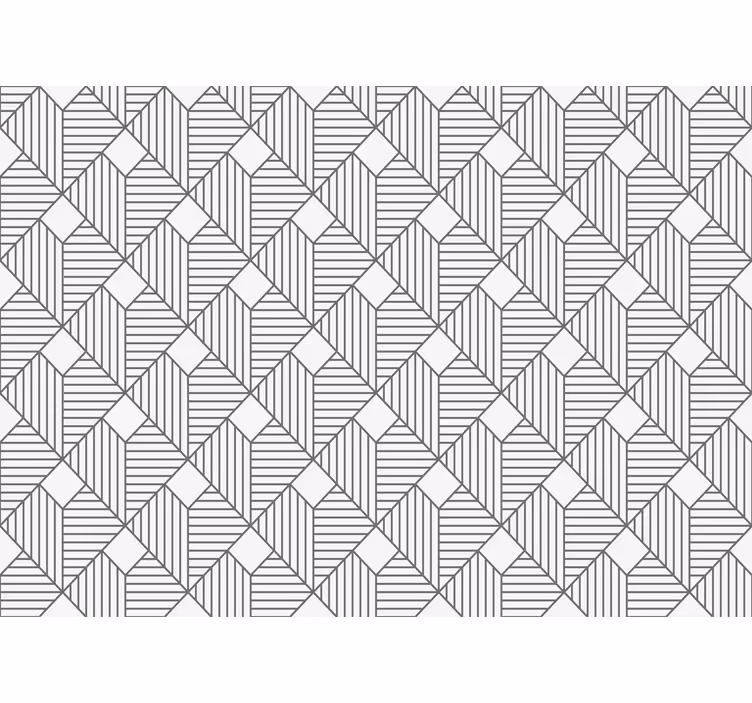 Outdoor blind with white geometric pattern - TenStickers