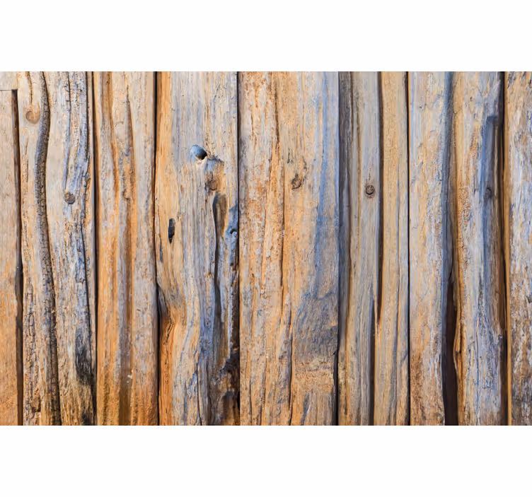 Office blind with 3d wooden log texture - TenStickers