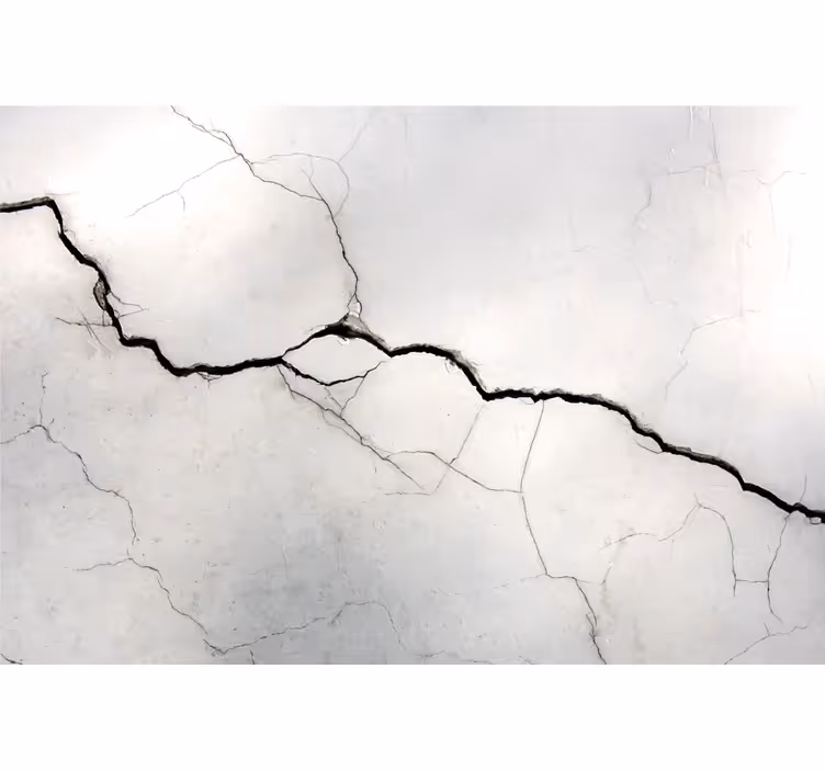 Office blind with a stylish grey cracked design - TenStickers