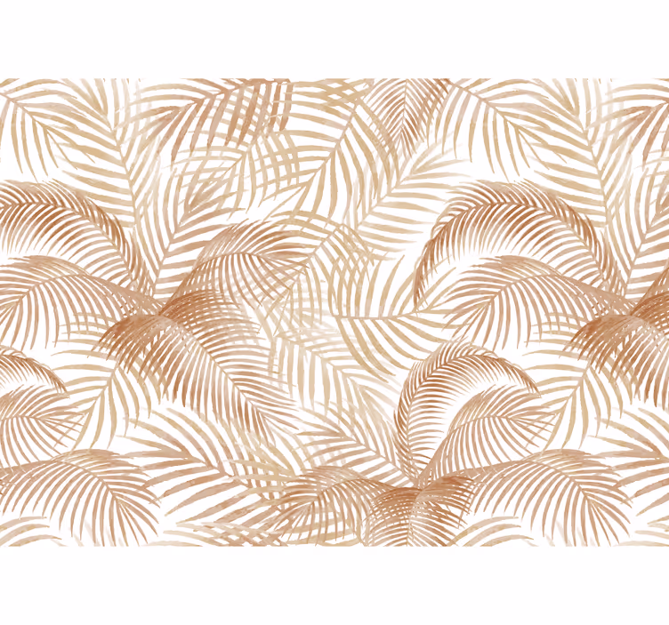 Living room blind with exotic palms design - TenStickers