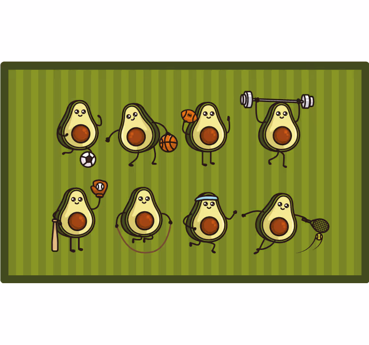 Childrens blind featuring anime avocados - TenStickers
