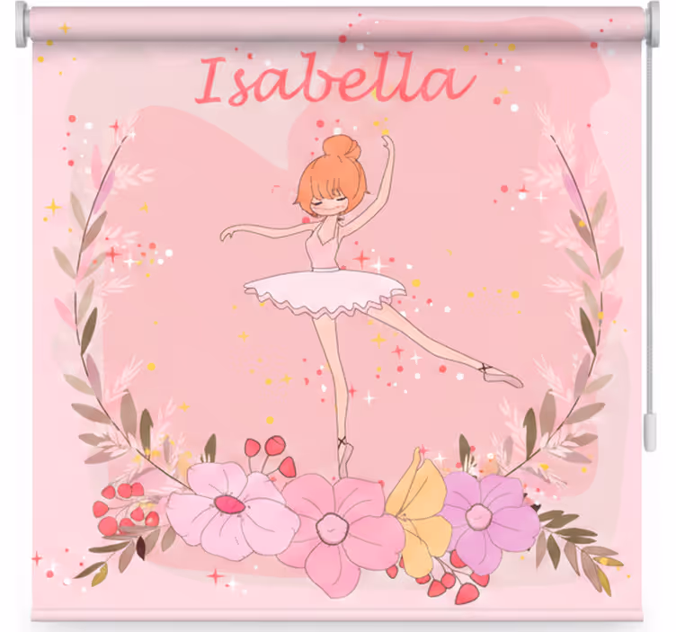Children's blind with personalized star dancers - TenStickers