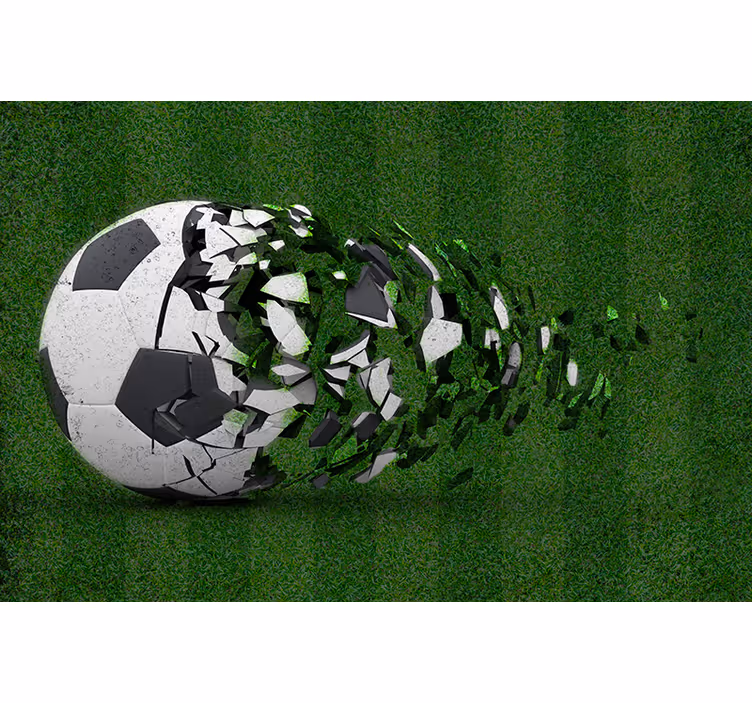 Childrens blind youth soccer - TenStickers