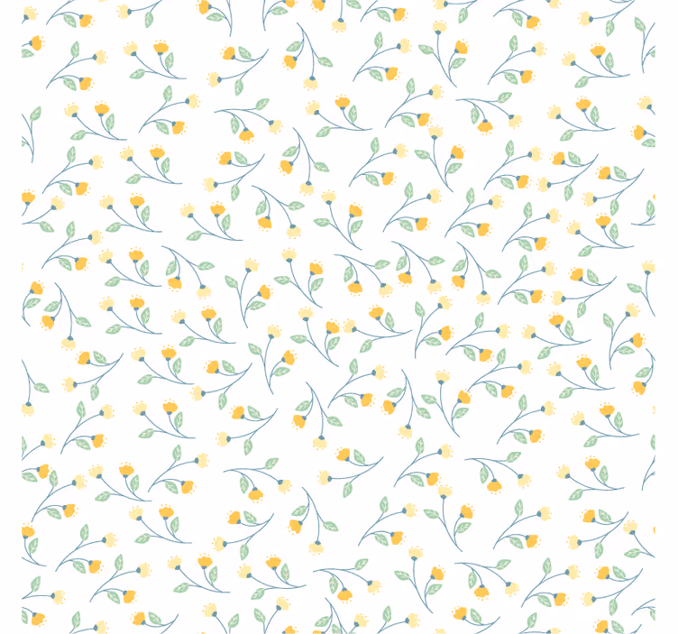Teenage roller blind with spring pattern - TenStickers