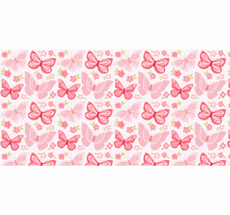 Teenage roller blind butterfly drawings - TenStickers