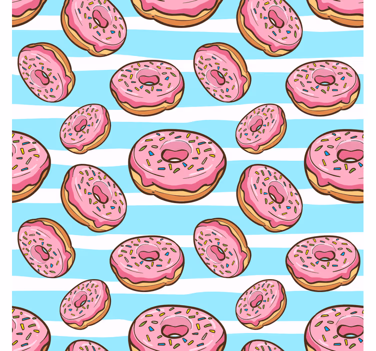 Teenage roller blind don't worry be happy donut - TenStickers