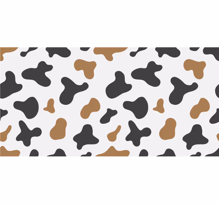 White blind with cow print design - TenStickers