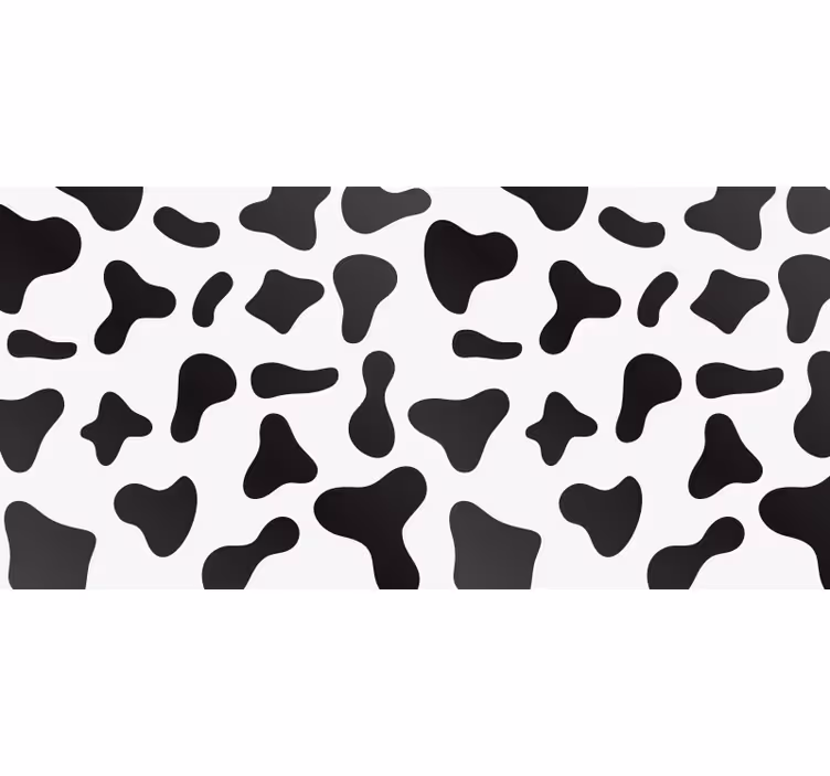 White blind cow print design - TenStickers