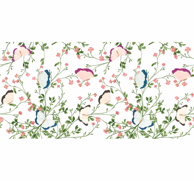White blind fantasy watercolor design - TenStickers