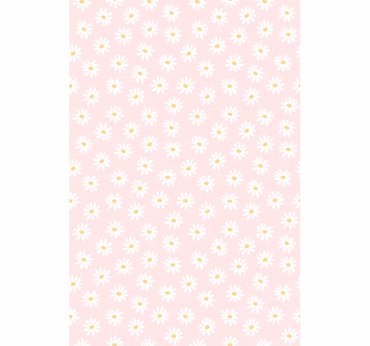 Flower roller blind daisy flower design - TenStickers