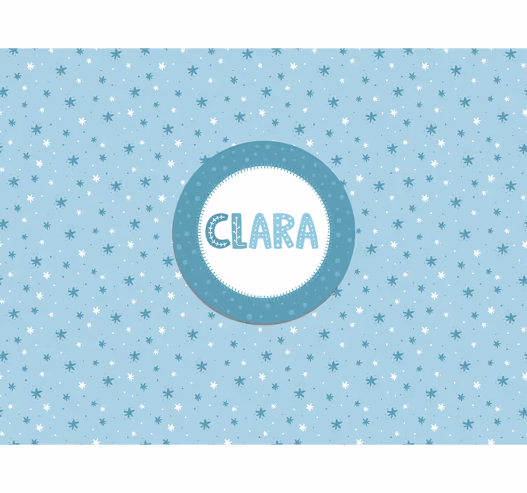 Stars pattern nursery blind - TenStickers