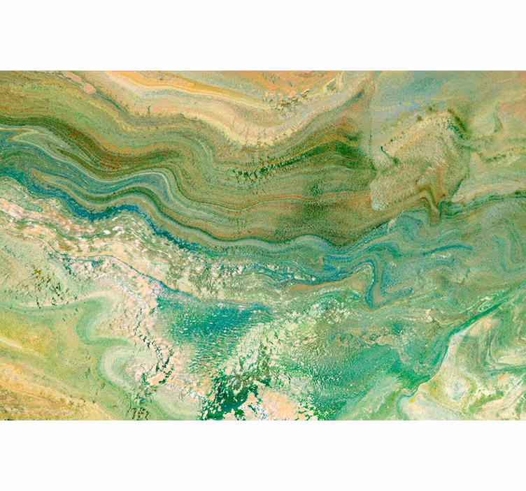 Green and beige texture and pattern blind - TenStickers