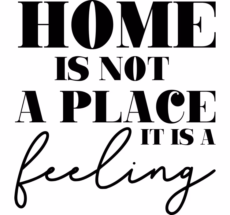 Text roller blind for home place - TenStickers