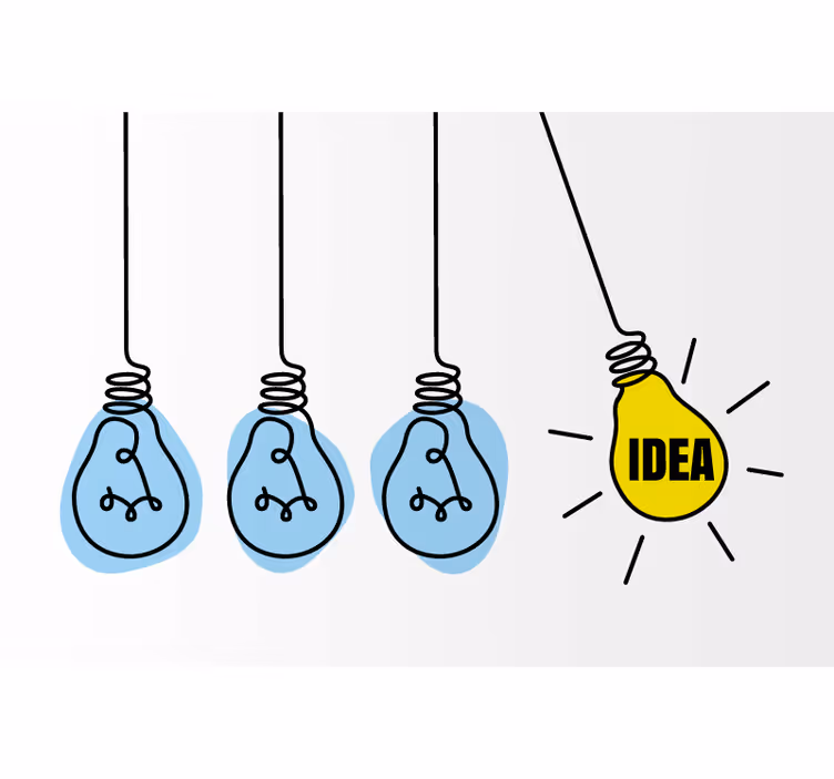 Office blind bright ideas - TenStickers