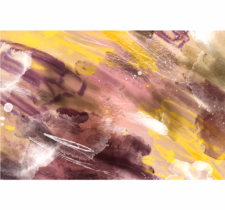 Office blind with abstract brush strokes design - TenStickers