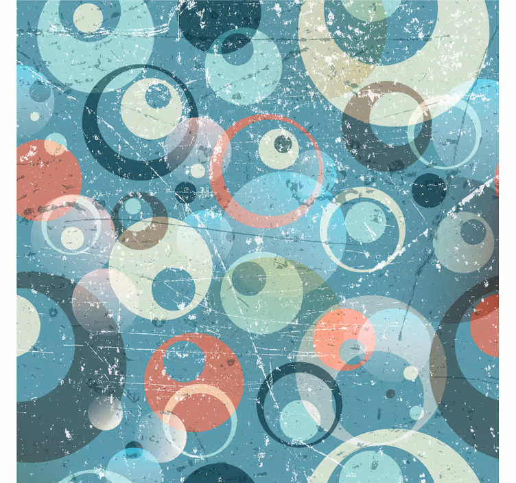 Office blind abstract circles - TenStickers