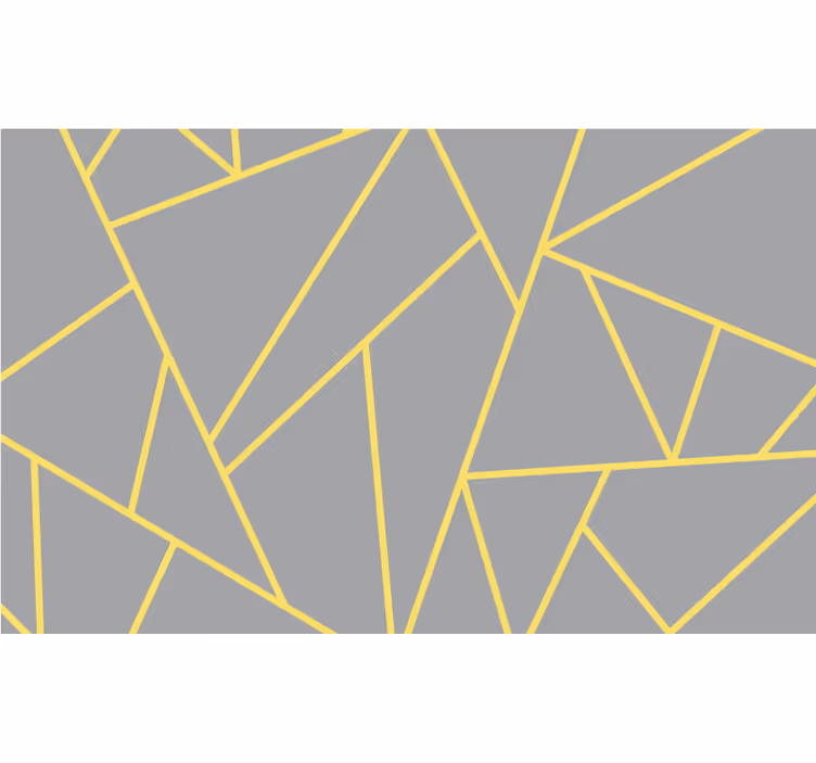 Grey blind pantone triangles two - TenStickers