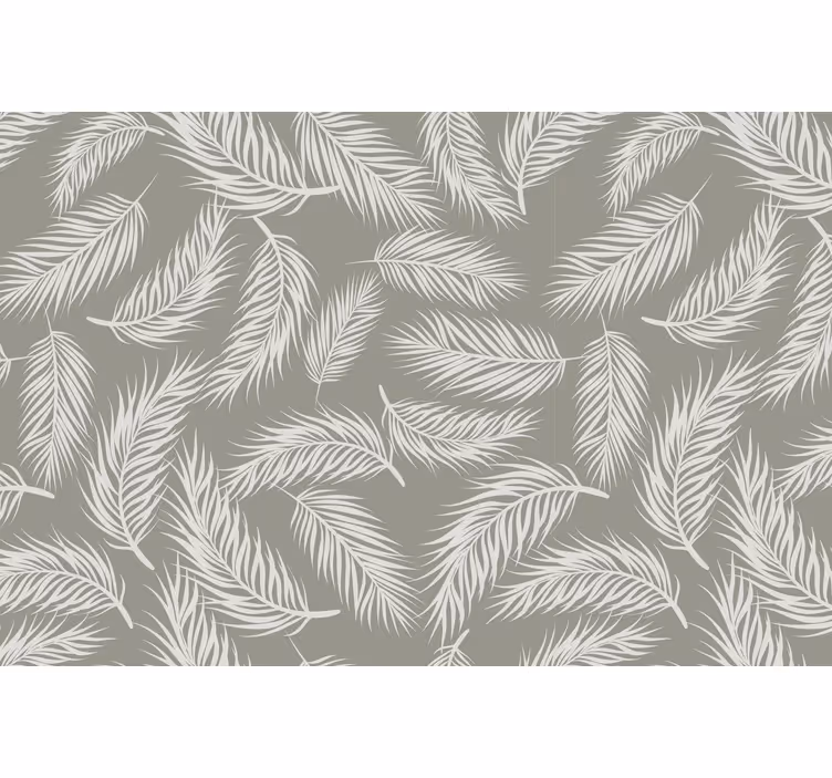 Grey blind with tropical beige hamptons design - TenStickers