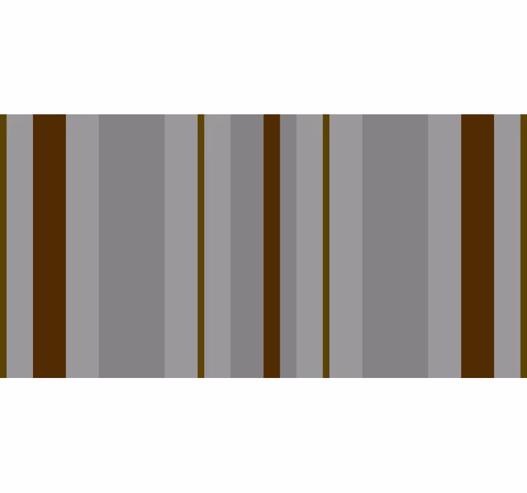 Grey blind with gray and brown stripes - TenStickers
