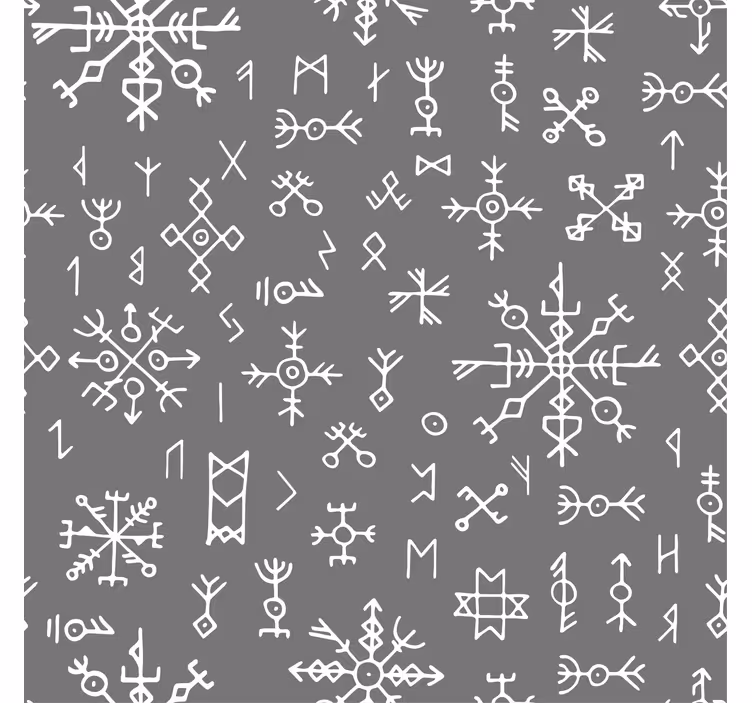 Grey blind in gray and white nordic design - TenStickers