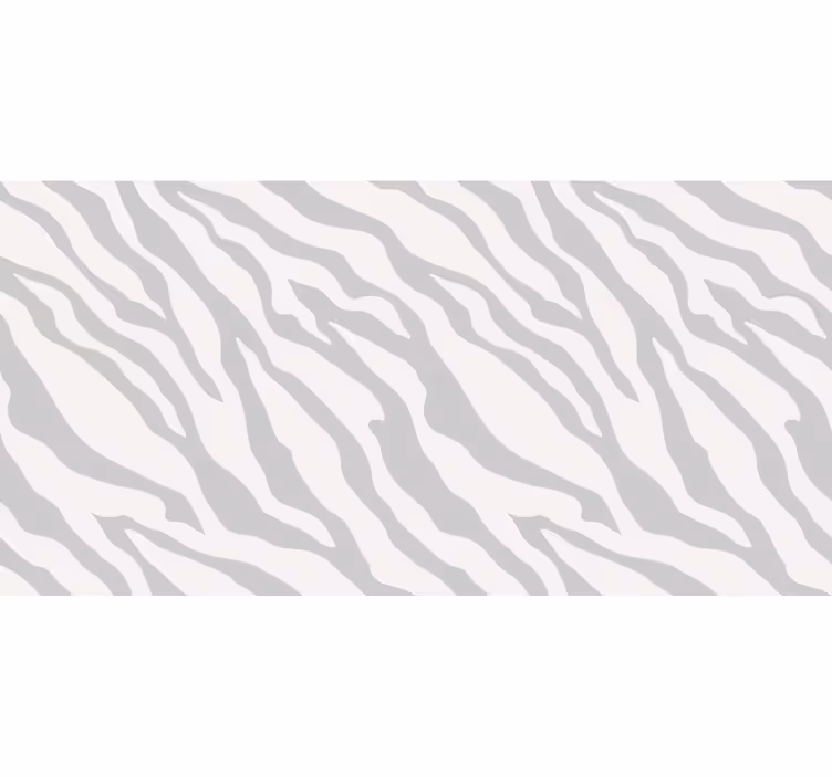 Grey blind in light gray zebra pattern - TenStickers