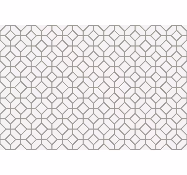 Grey blind squared hamptons pattern - TenStickers