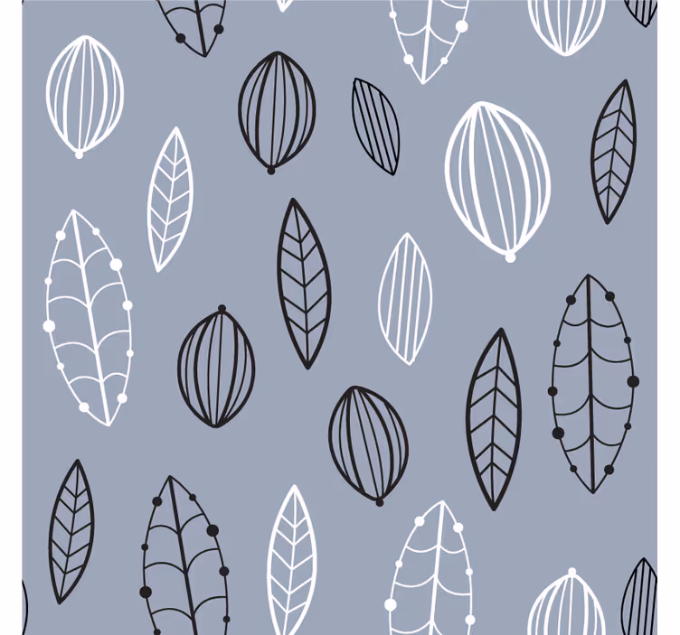 Bathroom blind nordic floral - TenStickers