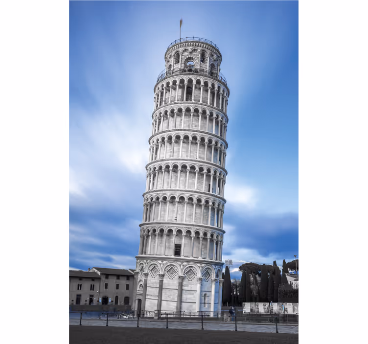 Office blind leaning tower of pisa italy - TenStickers