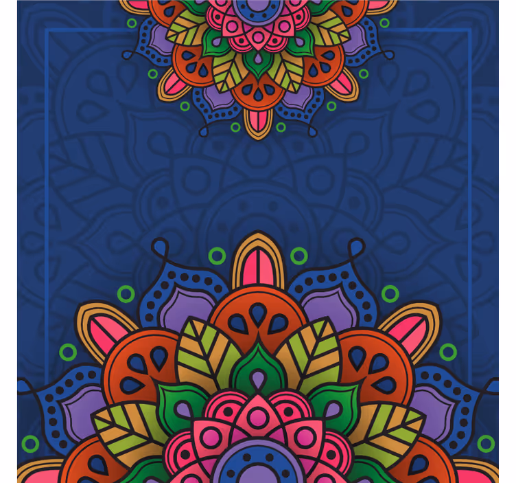 Office blind mandala design - TenStickers