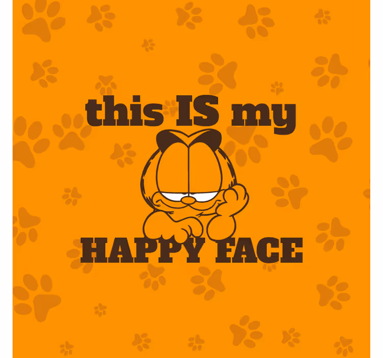 Office blind this is my happy face - TenStickers