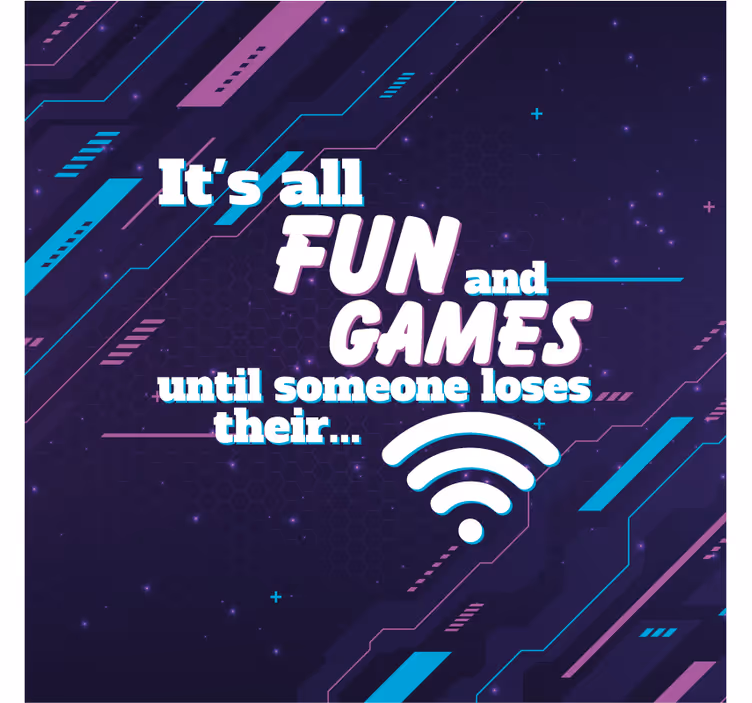 Office blind funny joke wifi - TenStickers