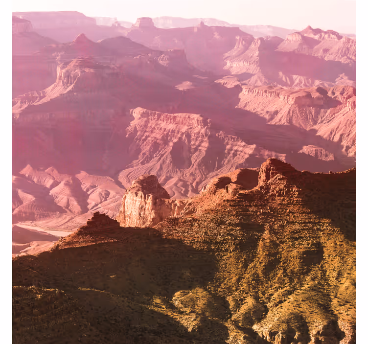 Office blind in grand canyon color palette - TenStickers
