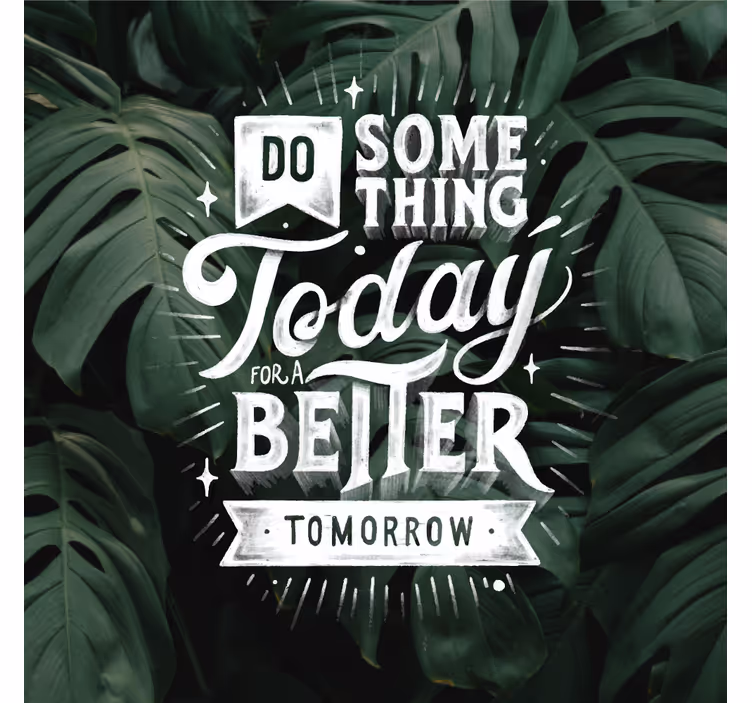 Office blind inspirational calligraphy quotes for you - TenStickers