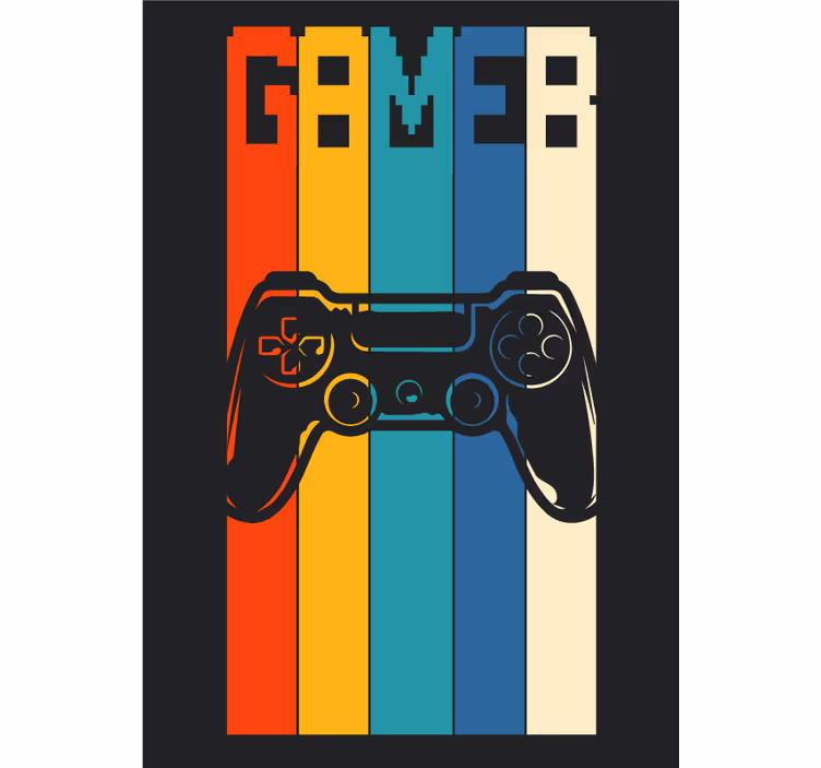 Teenage roller blind gamer design - TenStickers
