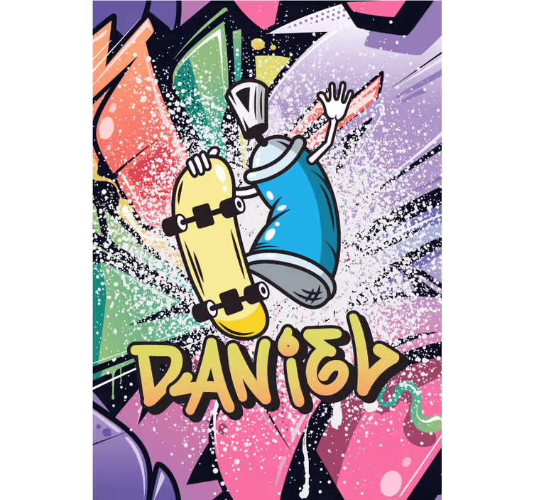 Teenage roller blind custom graffiti poster - TenStickers