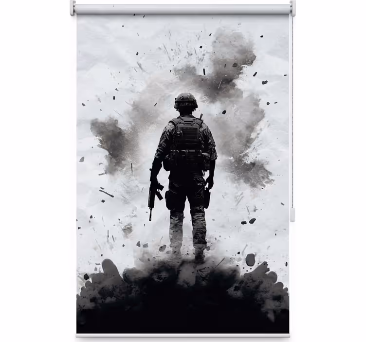Teenage roller blind warrior - TenStickers
