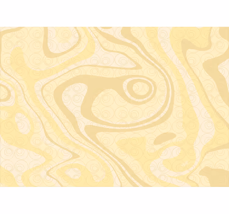 Rustic blind in 70's pop circles design - TenStickers