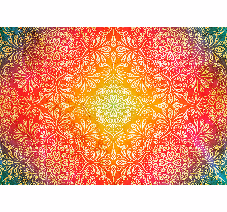 Zen blind ornate gradient design - TenStickers
