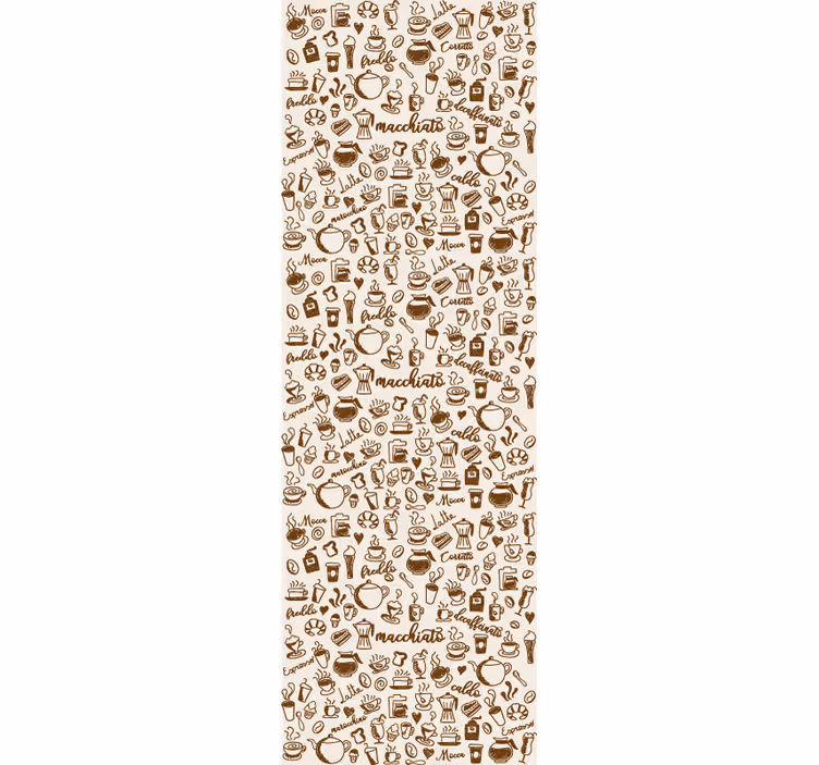 Brown blind inspired by italian coffee tradition - TenStickers