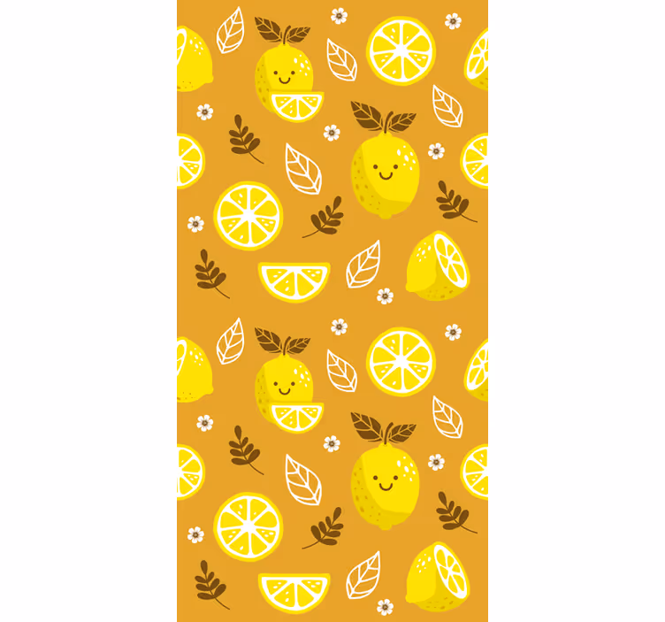 Orange blind smiling lemons samsung - TenStickers