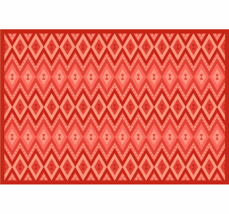 Red blind with ethnic vintage design - TenStickers