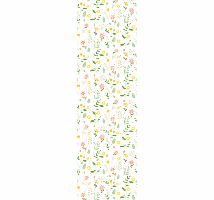 Outdoor blind multicolor flower design - TenStickers