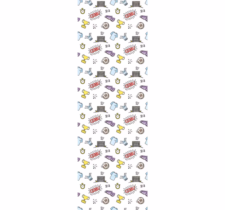 Teenage roller blind world cup soccer design - TenStickers