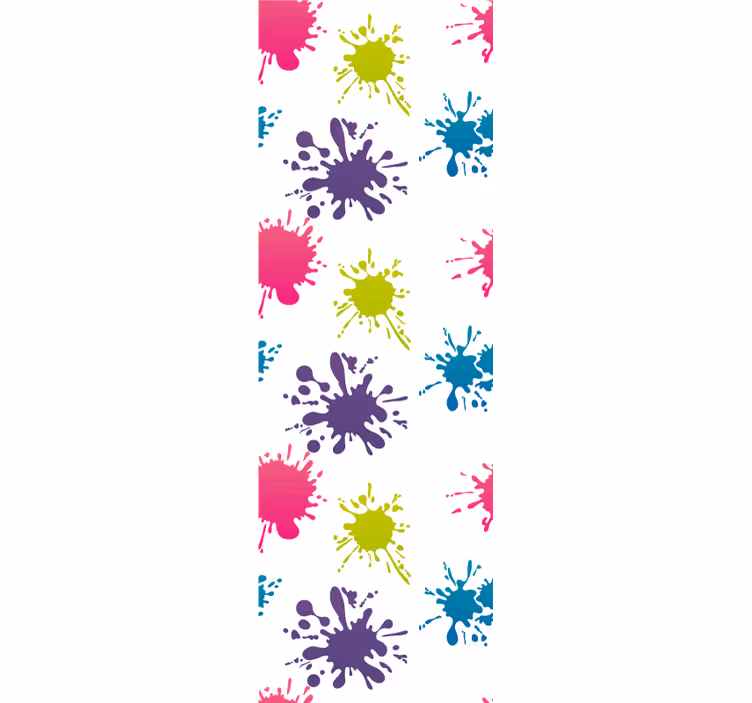 Teenage roller blind in vibrant color splash - TenStickers