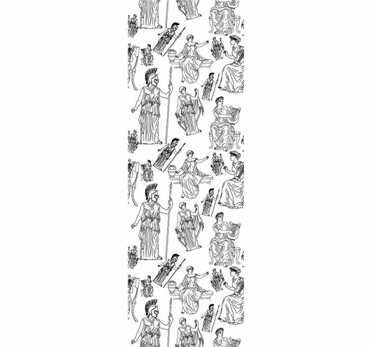 Teenage roller blind bright goddess design - TenStickers
