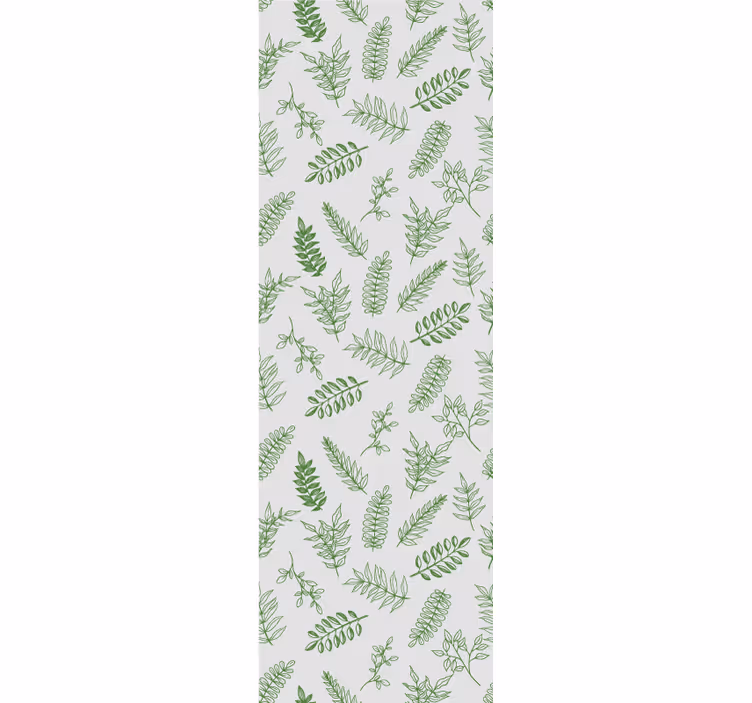 Teenage roller blind with wreath silhouettes - TenStickers