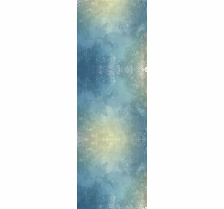 Teenage roller blind in eclectic blue sketch design - TenStickers
