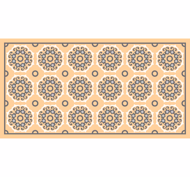 Bathroom blind with beige and grey line pattern - TenStickers