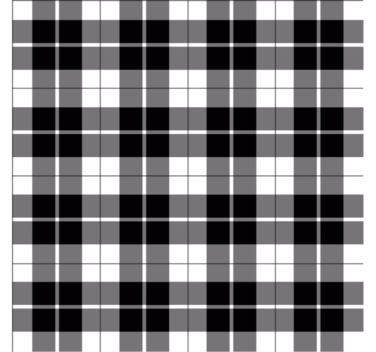 Bathroom blind in dark and light gray squares - TenStickers
